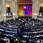 Reforma pensional de Petro durante el debate en el Congreso de Colombia